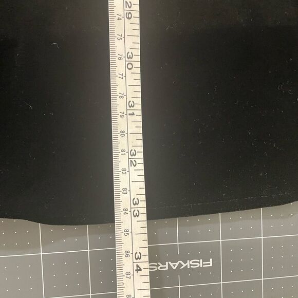 Cato Misses Size 18/20W Black Velvet Pullover Hi-Lo Tunic Side Slit Grunge Goth - Picture 5 of 9